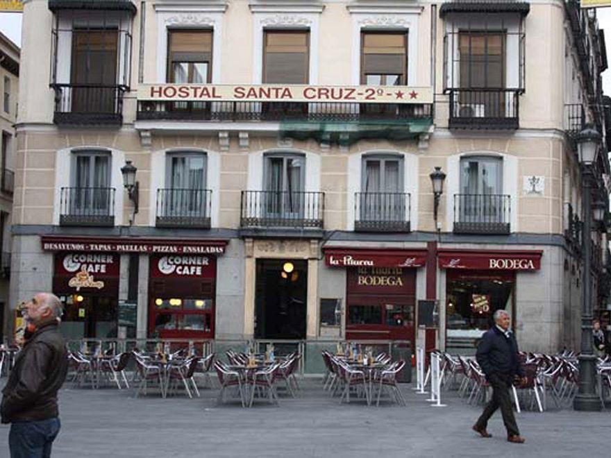 Hotel Hostal Santa Cruz Madrid Exterior foto