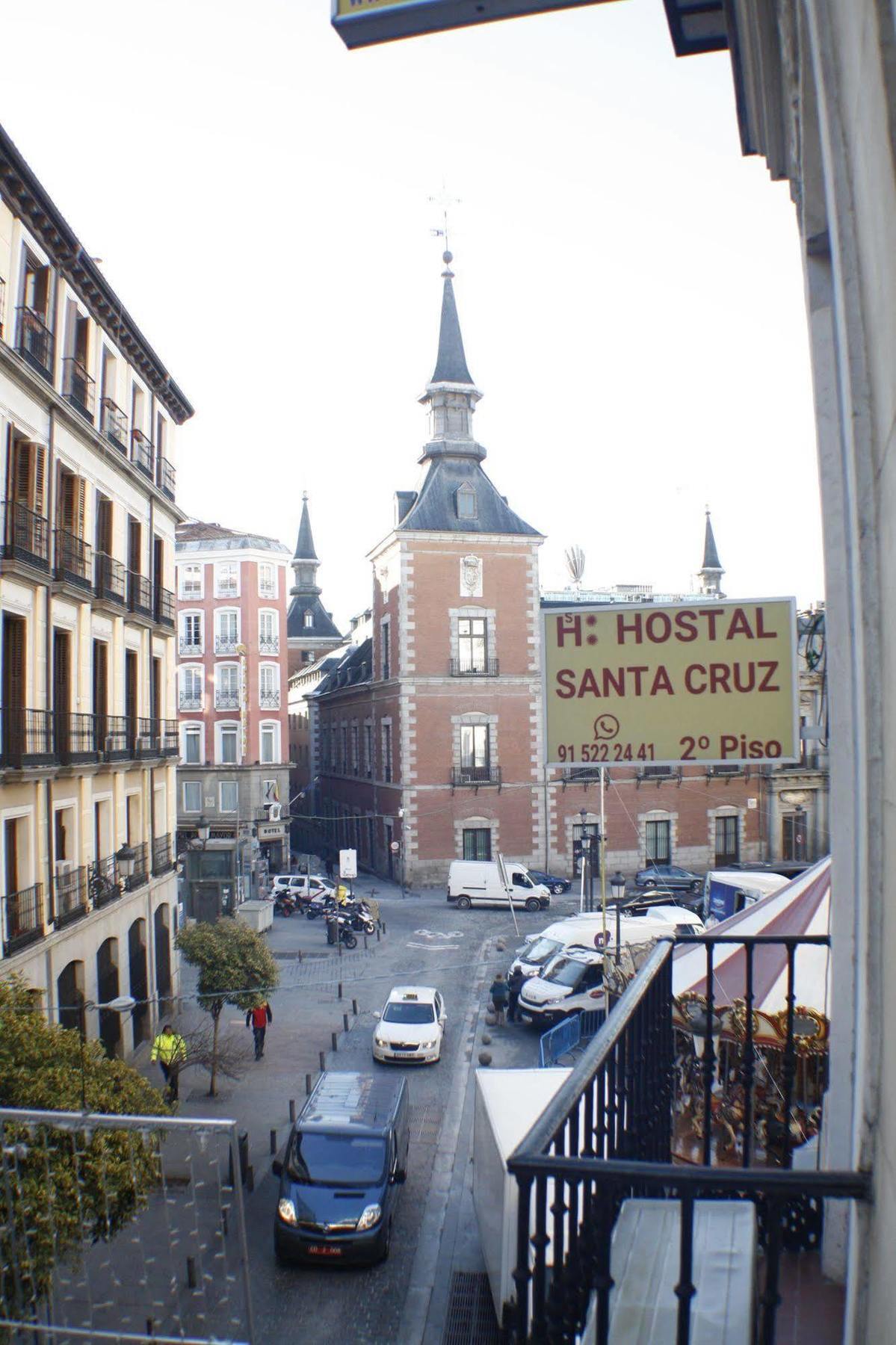 Hotel Hostal Santa Cruz Madrid Exterior foto